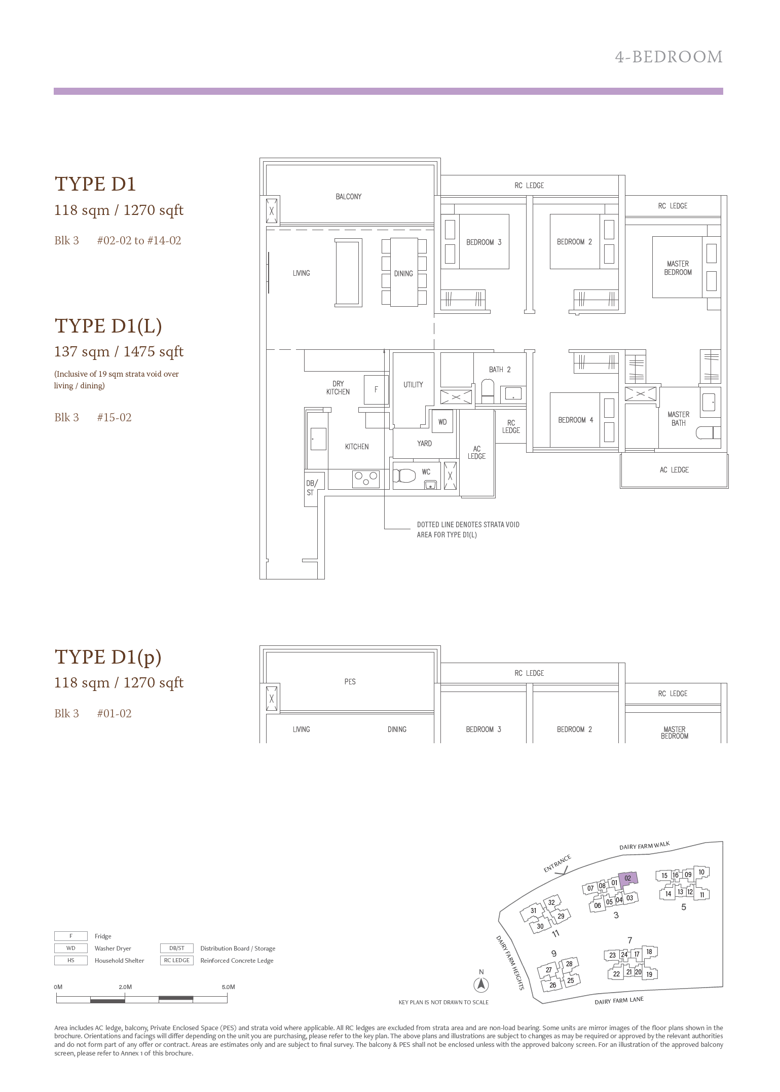 The Botany at Dairy Farm 1 Bedroom Floor Plan 11