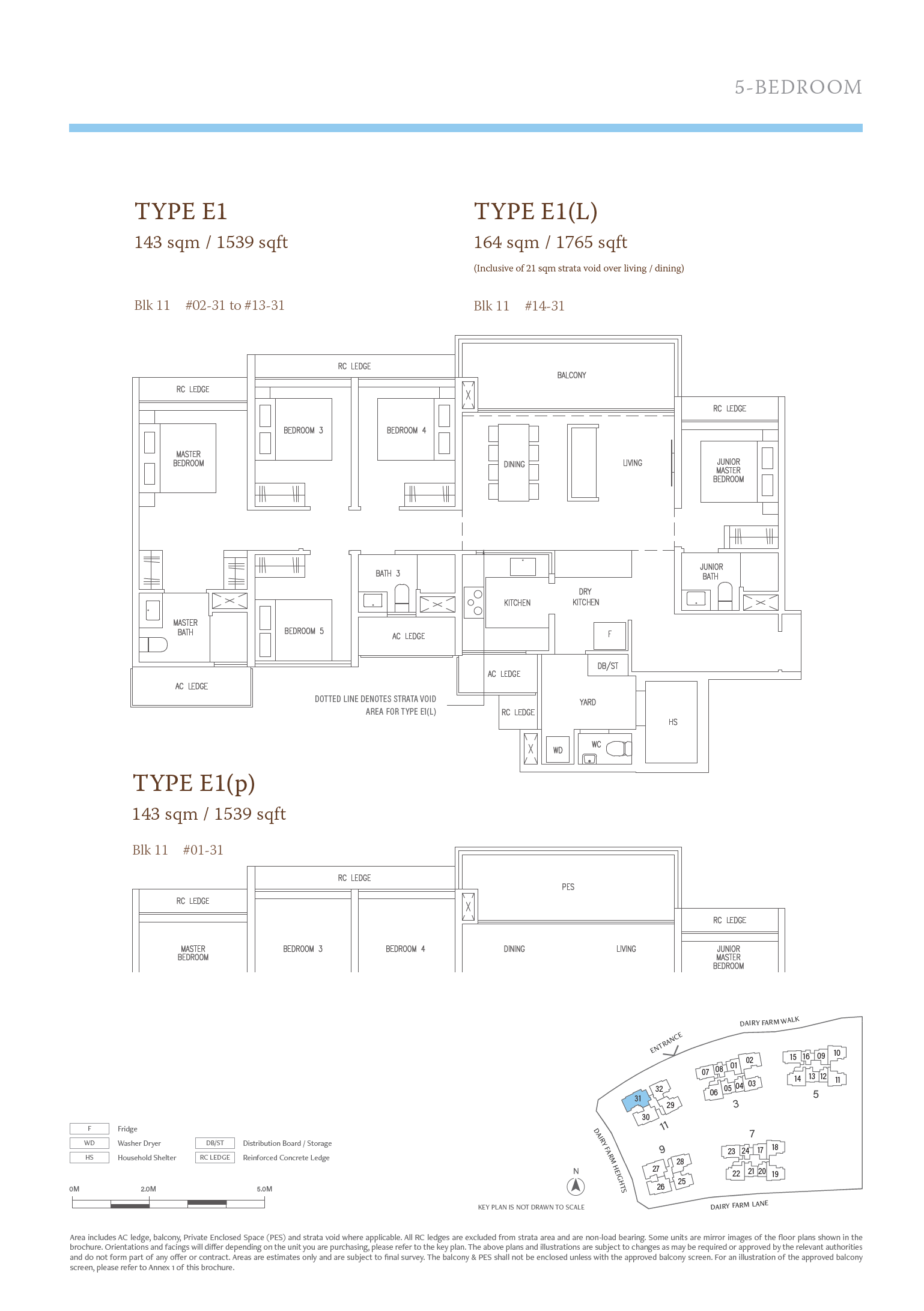 The Botany at Dairy Farm 1 Bedroom Floor Plan 13